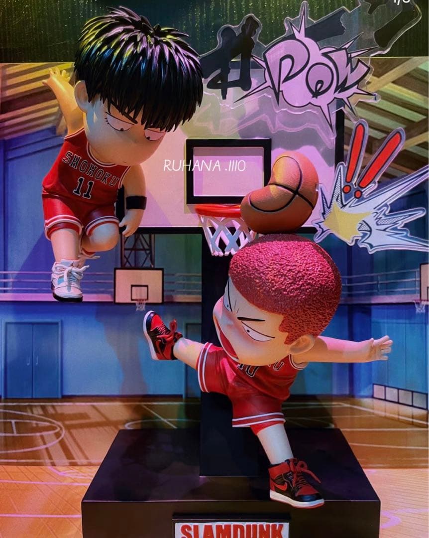 SLAMDUNK 桜木花道 流川楓 世紀 ガレージキット ガレキ スタチュー③