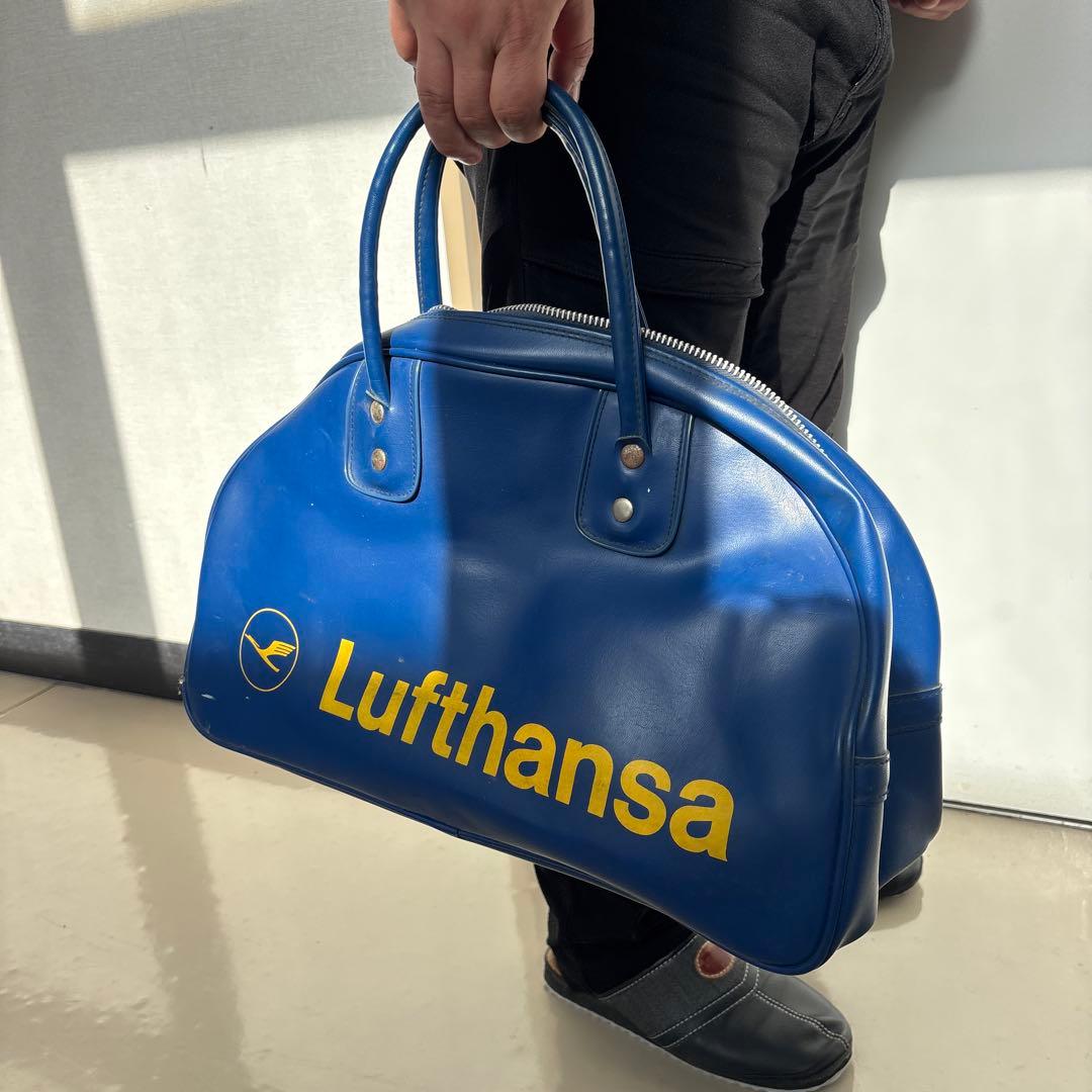ルフトハンザ航空 ボストンバック 珍品 - メルカリ