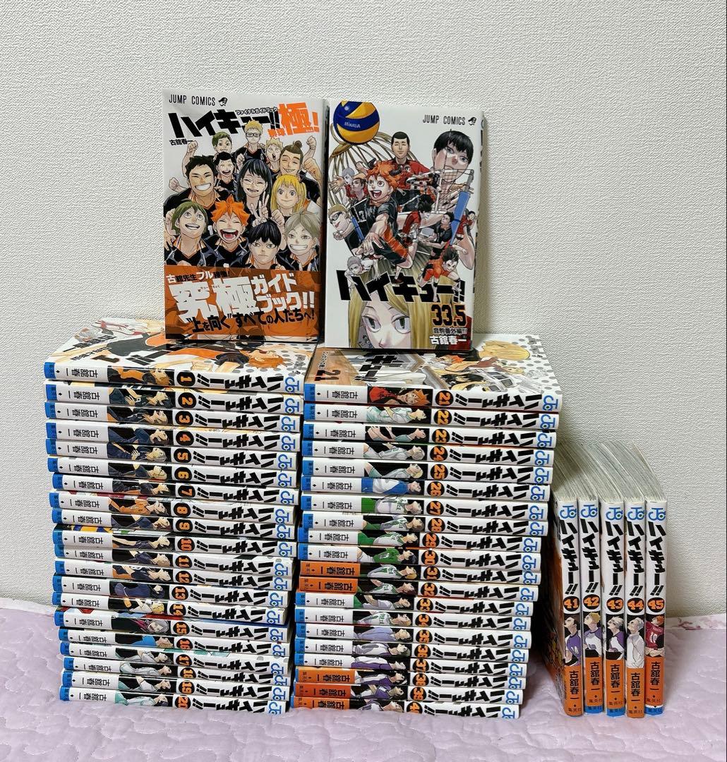 ハイキュー!! 全巻セット1-45 ファンブック付き