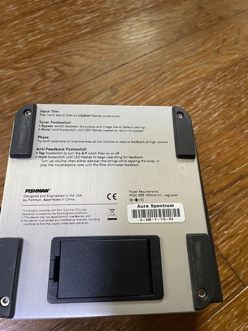 FISHMAN AURA SPECTRUM アコギ用プリアンプDI