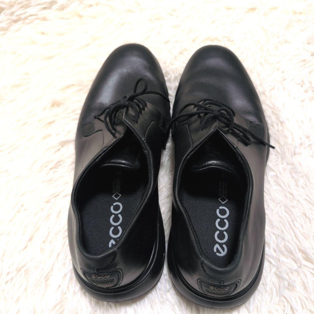 【美品】エコー ゴアテックス ビジネスシューズ ブラック 28.5cm