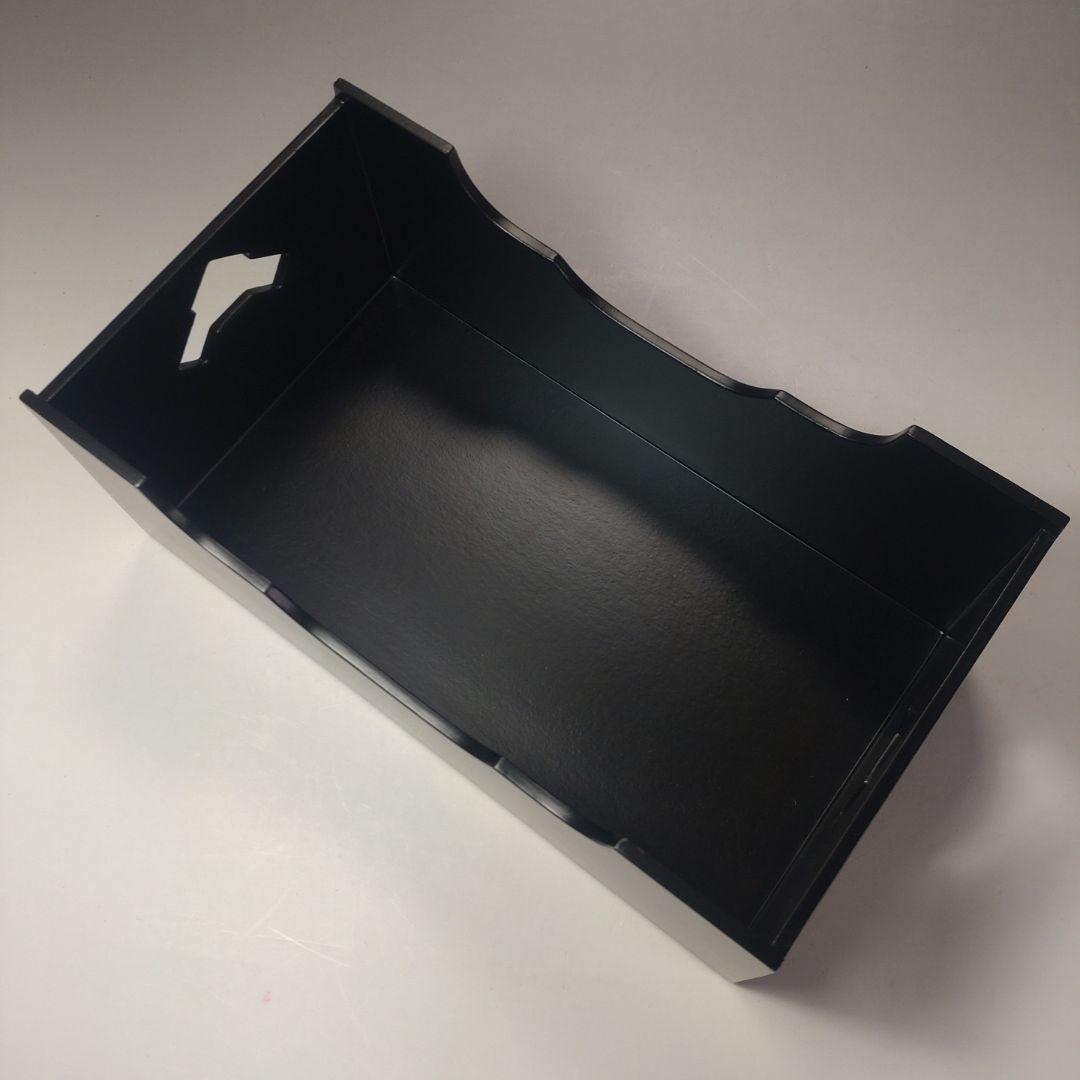 イ102 莨盆『塗師　助田宗明』『一閑文箱煙草盆　共箱』漆塗　茶道具