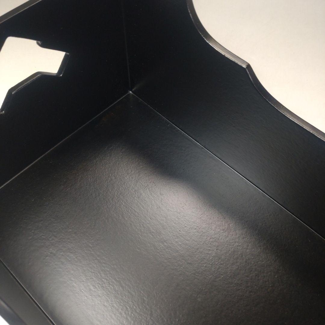 イ102 莨盆『塗師　助田宗明』『一閑文箱煙草盆　共箱』漆塗　茶道具