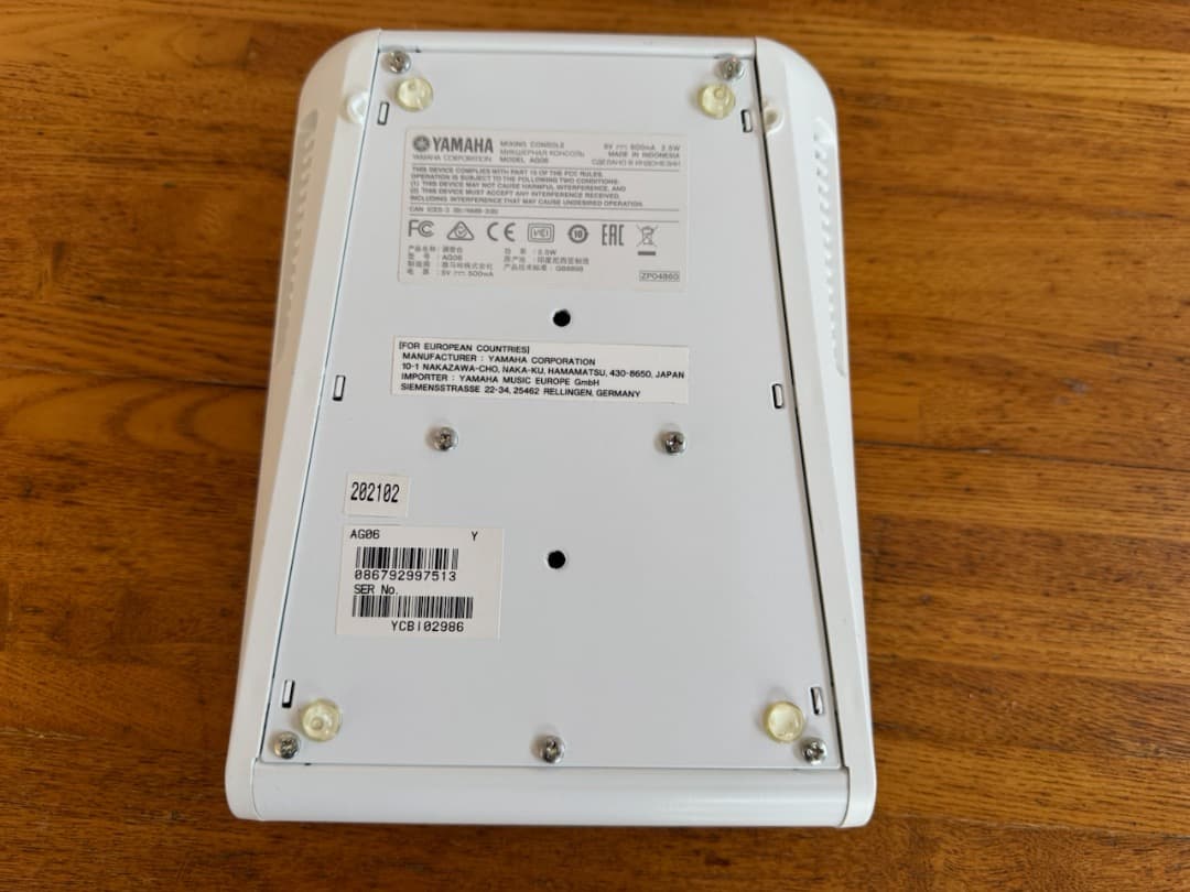 【美品】YAMAHA AG06 ウェブキャスティングミキサー