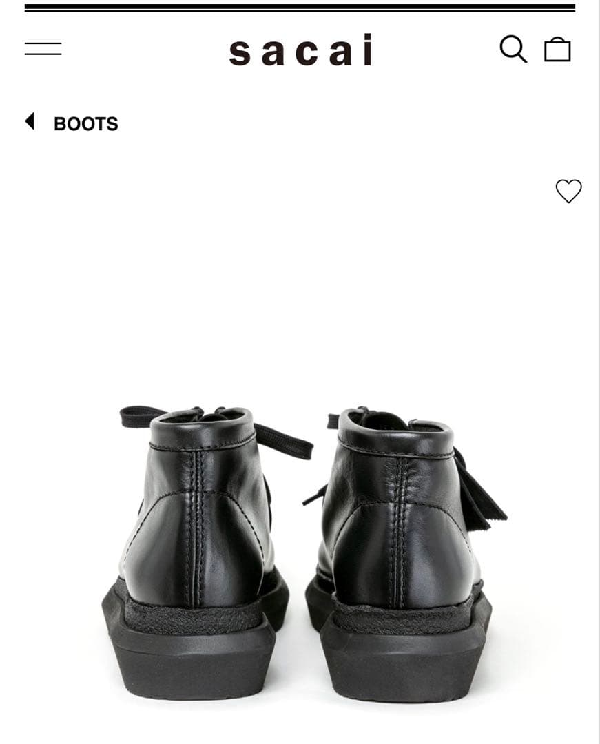 靴 Clarks Sacai Hybrid Wallabee Boots 43