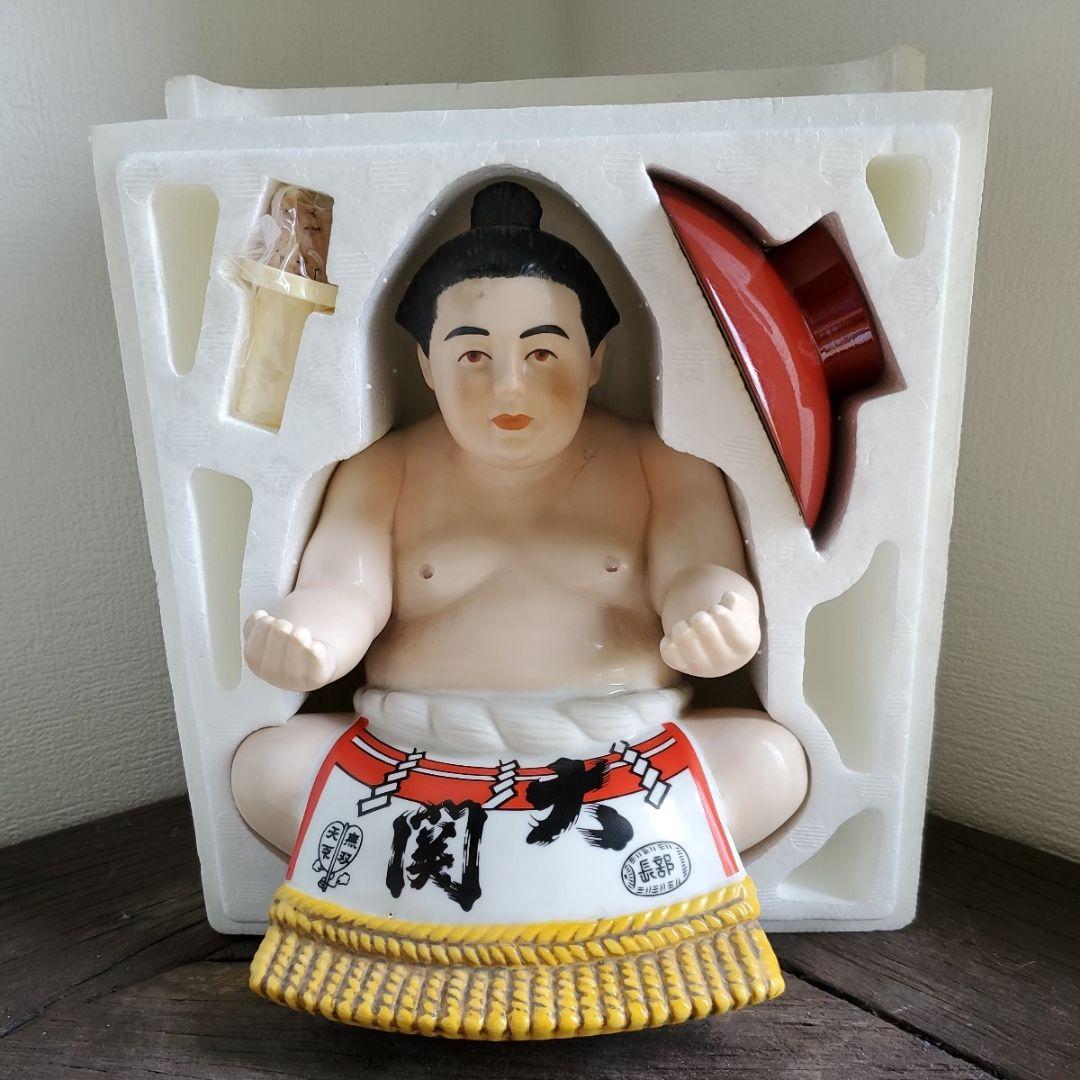 相撲人形型ボトル 大関 酒ボトル｜相撲人形型ボトル 大関 酒ボトル 上