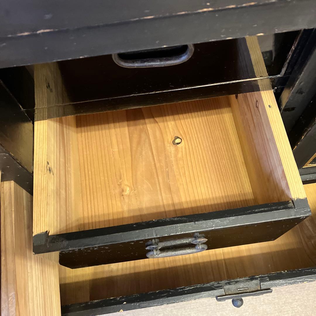 時代箪笥（約幅88、高83、奥45㌢、重32㌕／説明・写真見直し、