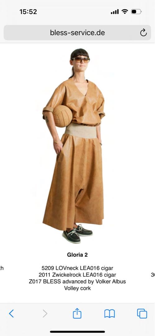 BLESS N° 54 Zwickelrock キュロットドレス