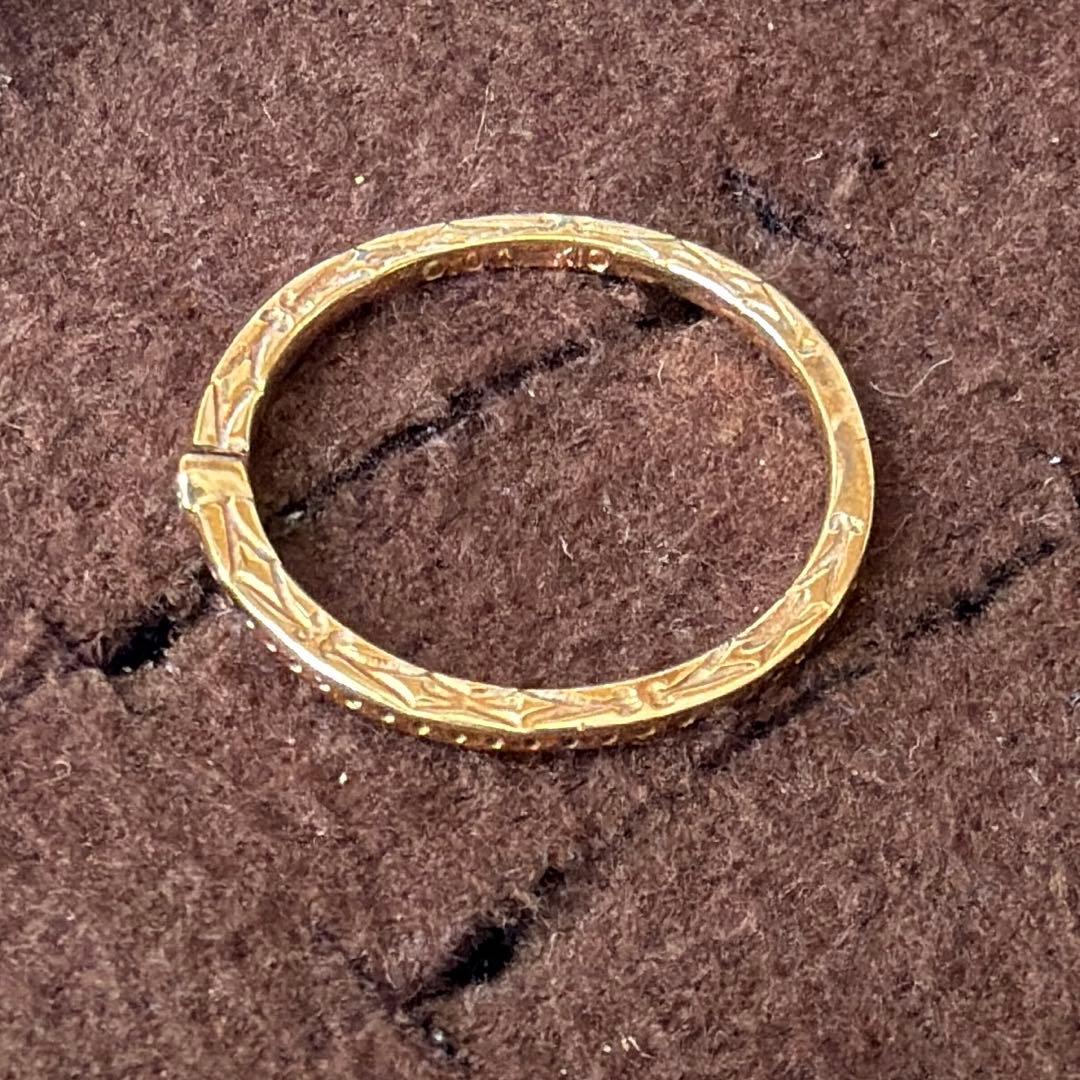 【agete2点セット】k10 リング＋ピンキーリング　11号　3号