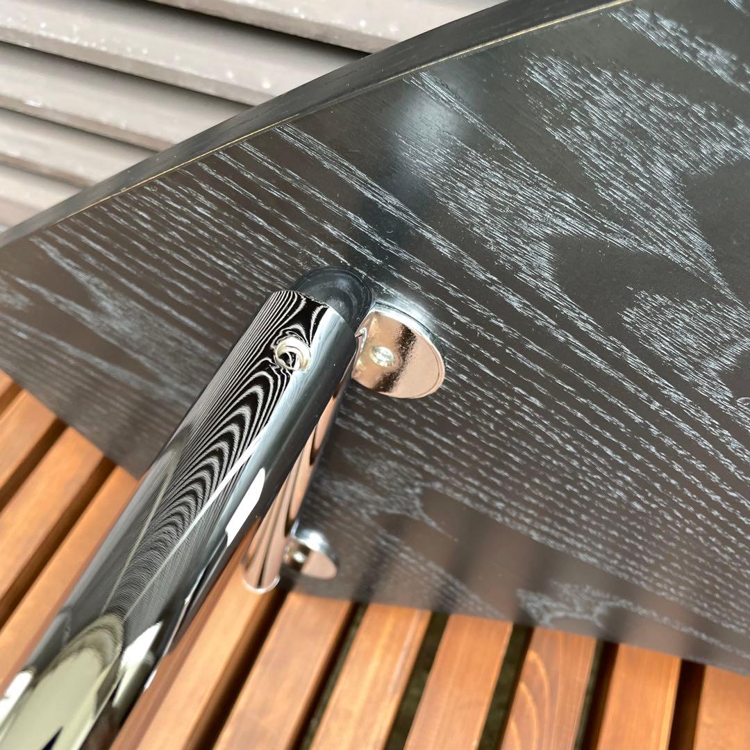 テクタK24 サイドテーブル黒アクタスネジなしジャンク