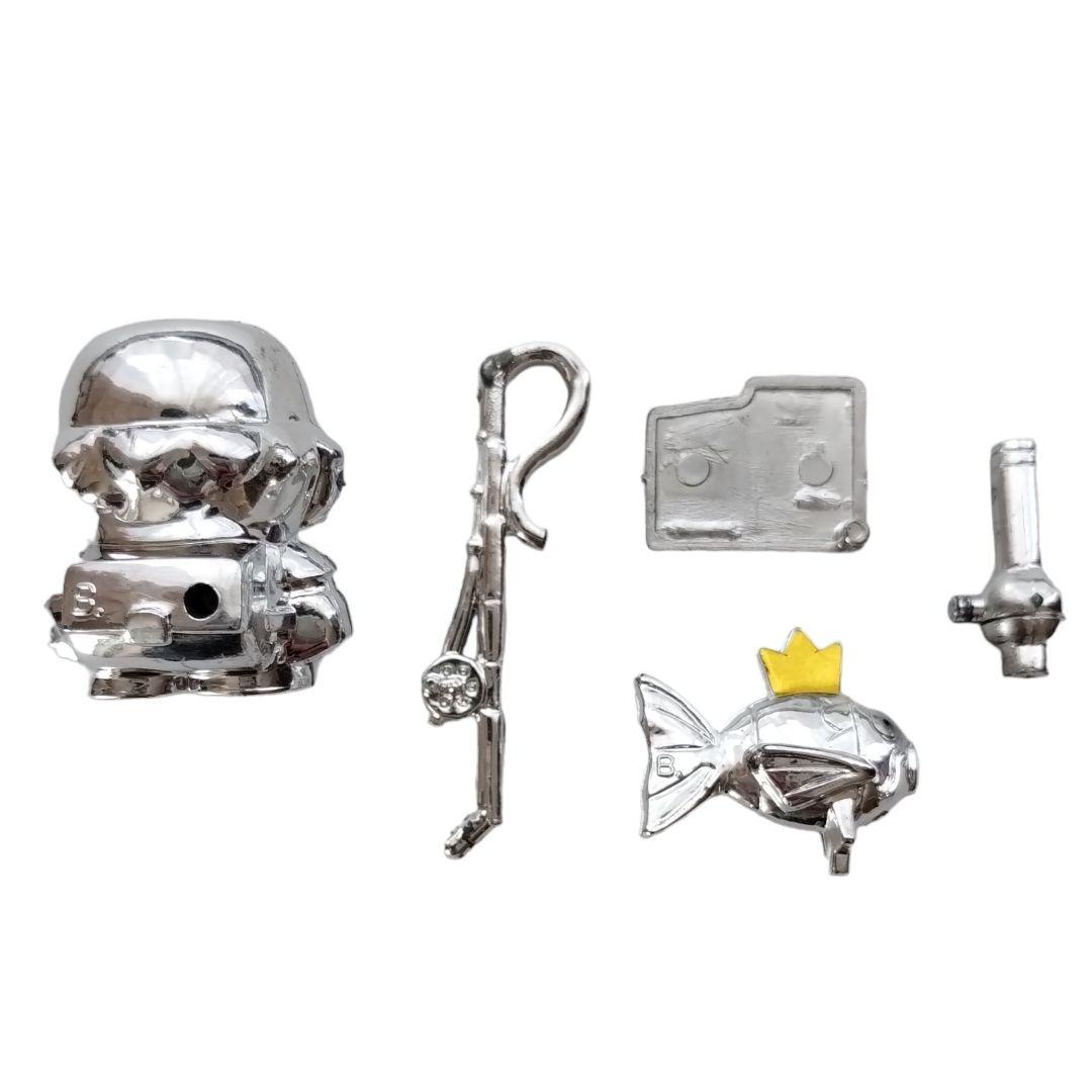 初代　ポケモン　トレーナー　図鑑　つりざお　コイキング　フィギュア　ヴィンテージ