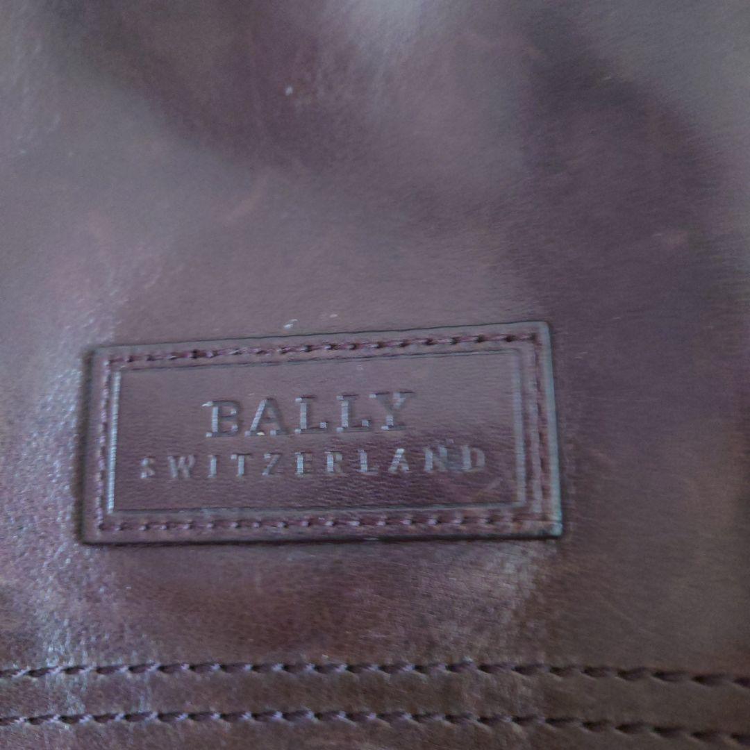 BALLY ダークブラウン ビジネスバッグ