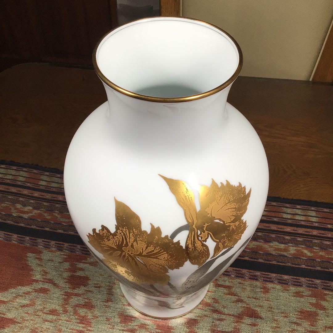 スタうー特価』 大倉陶園 『金蝕カトレア』 花瓶 - メルカリ