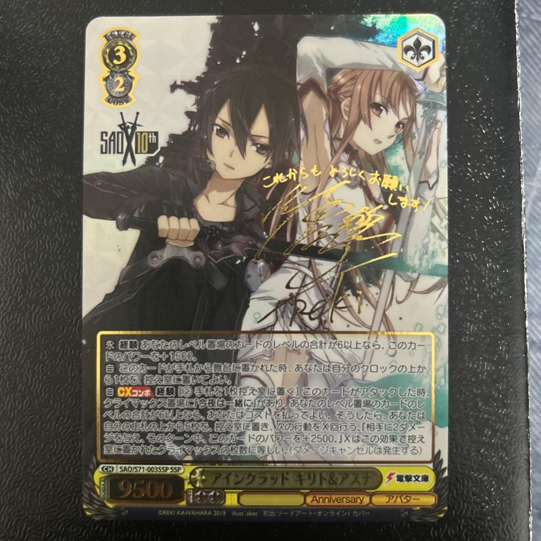 ヴァイスシュヴァルツアインクラッドキリト&アスナssp