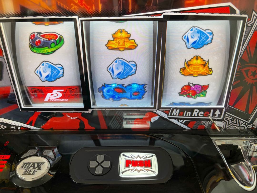 パチスロ実機 Sペルソナ5 コイン不要機付 ⭕️送料無料⭕️ パチスロ
