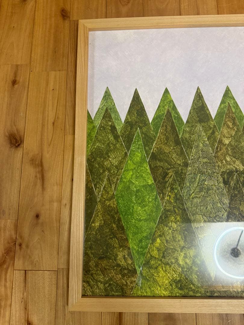 IDEE FOREST 秋山花 イデー フォレスト アートポスター 額装済