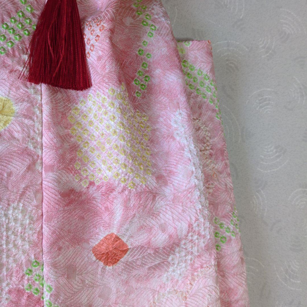 七五三３歳女の子正絹の被布（中綿無し）