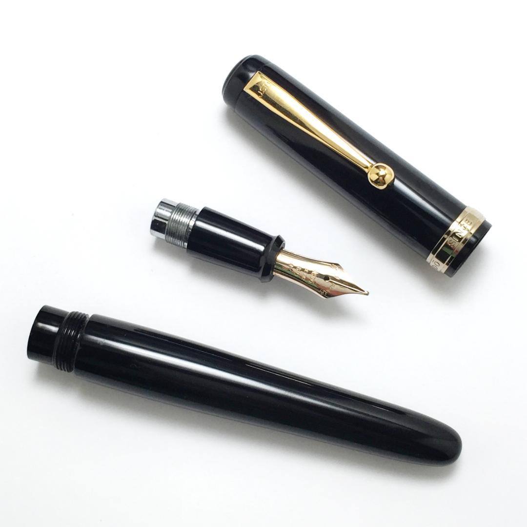 美品 大橋堂 OHASIDOU 14K J.S.U 軟中字 尻細モデル 希少