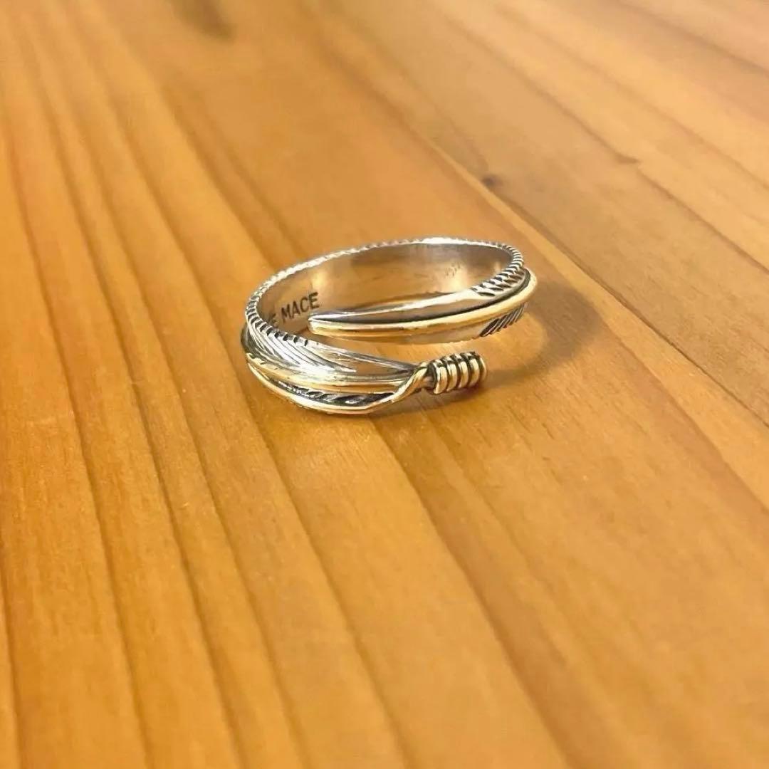 TEE MACEフェザーリング　インディアンジュエリー　ナバホ　17号