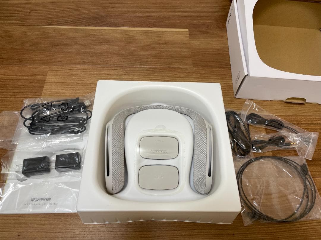 【極美品】SONY ウェアラブルネックスピーカー SRS-WS1 SRS-WS1 | アクティブスピーカー／ネックスピーカー | ソニー