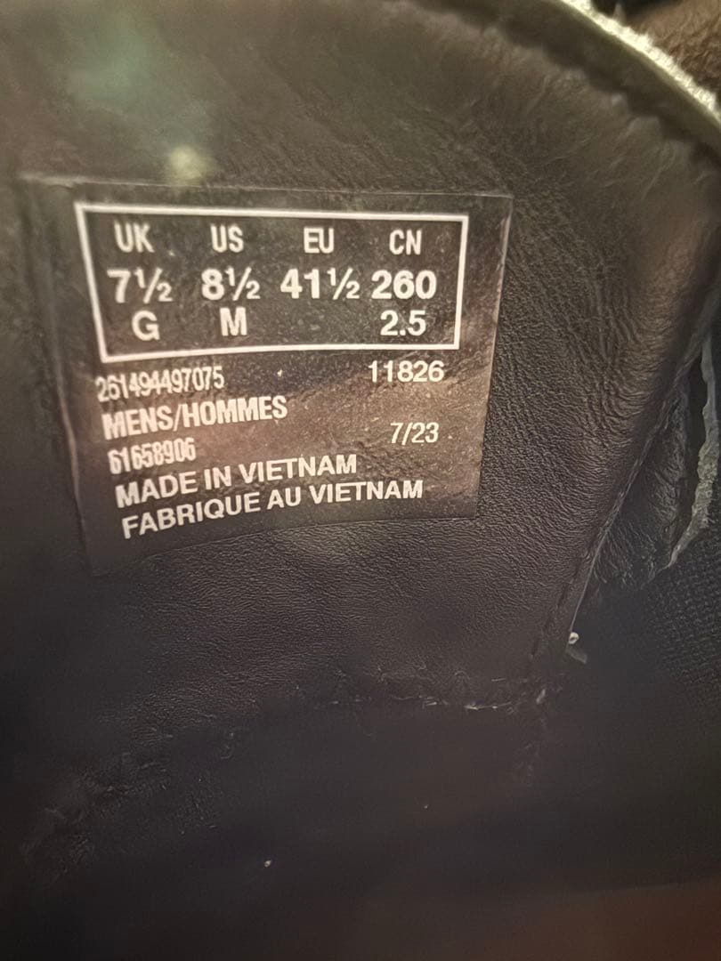 clarks ワラビークラークス　GORE-TEX 黒　UK7.5 26cm