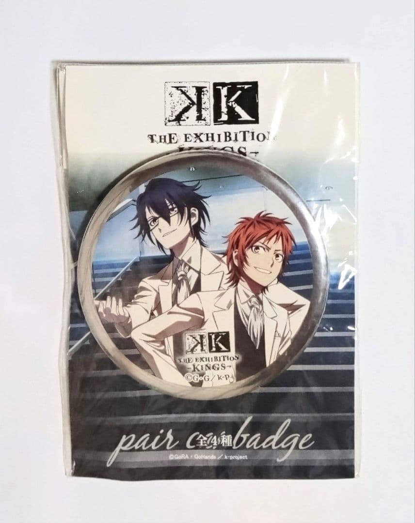 K THE EXHIBITION -KINGS- ペア缶バッジ 八田＆伏見 - メルカリ