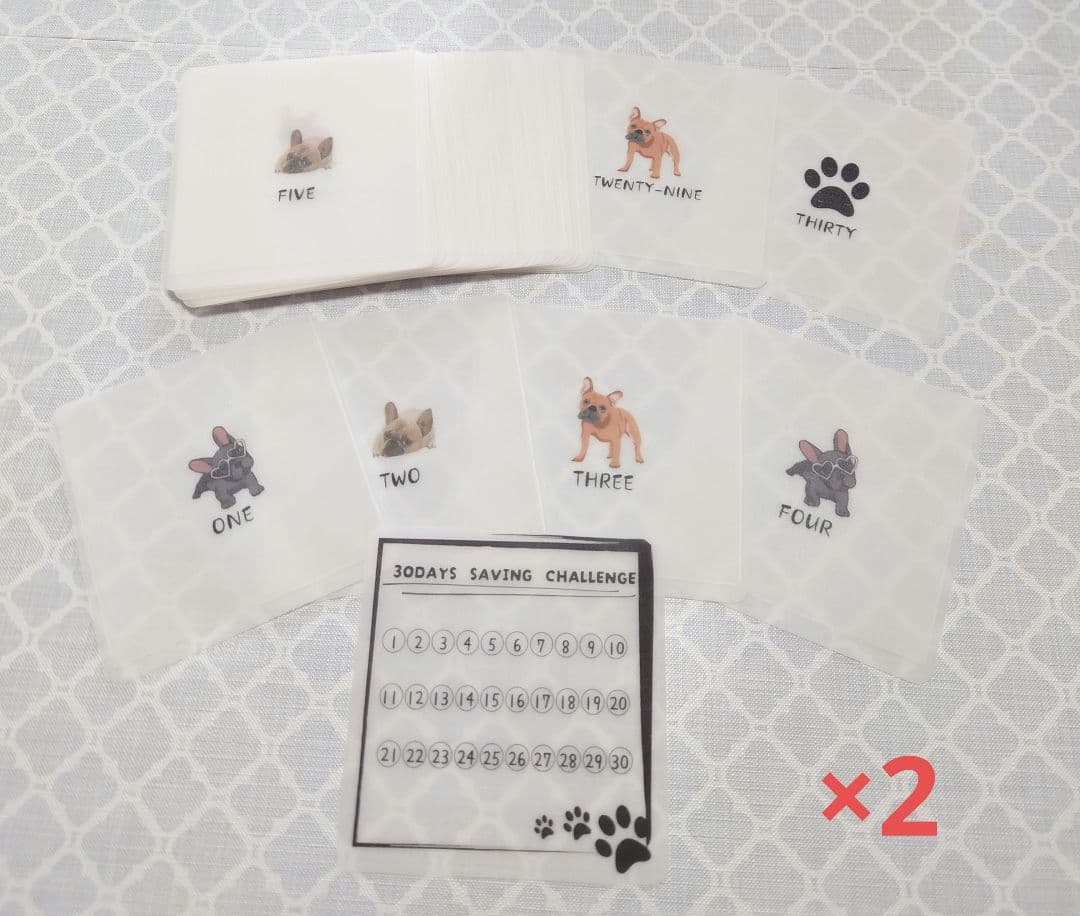 maruko.　30DaysSavingChallengeリフィル2セット