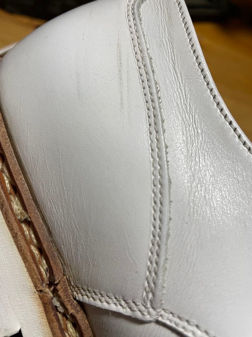 【サイズ7】Paraboot Chambord パラブーツ　シャンボード　白