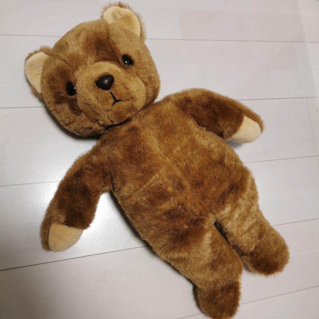 レア希少ファースト社クマぬいぐるみテディベア日本製レトロ昭和着せ