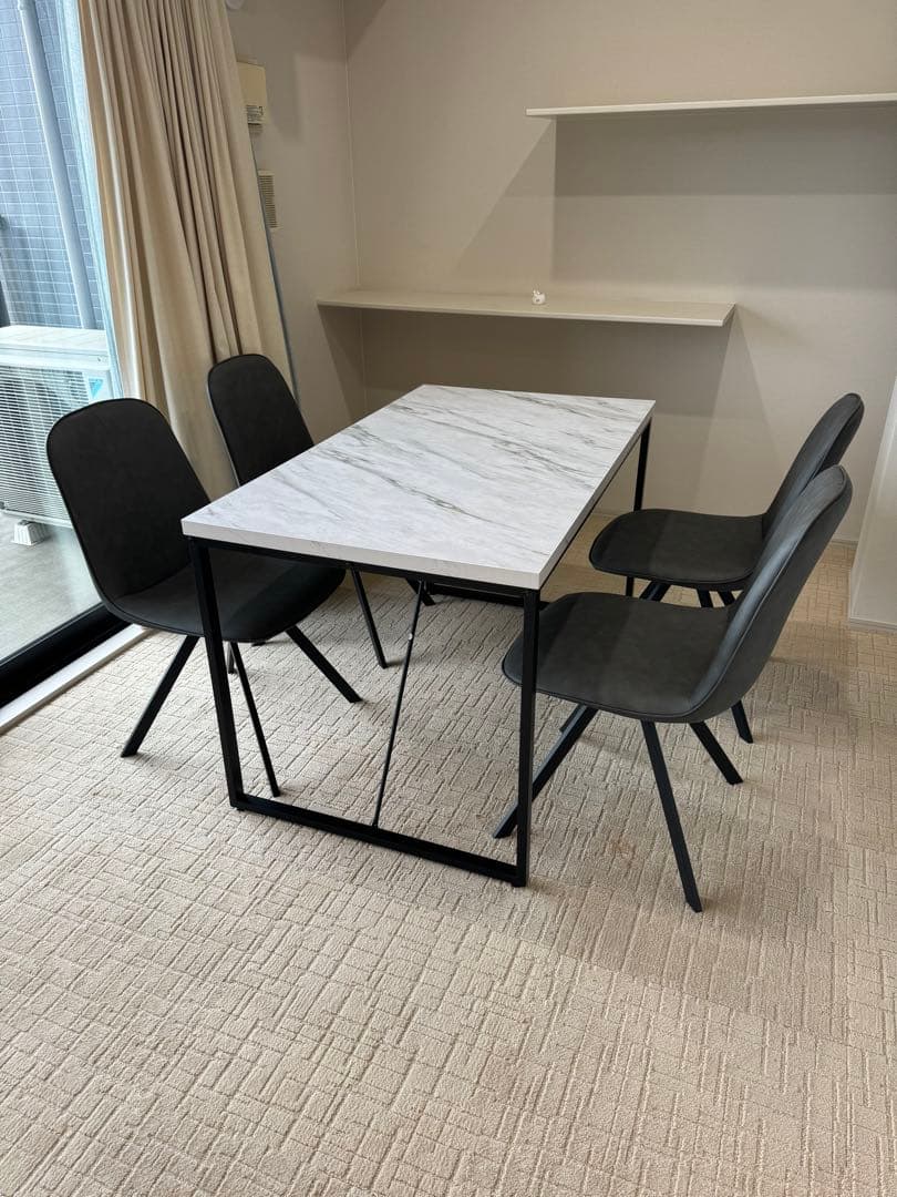 神戸市西区お引取限定 【美品＆超特価】ニトリ ダイニングテーブル4点セット