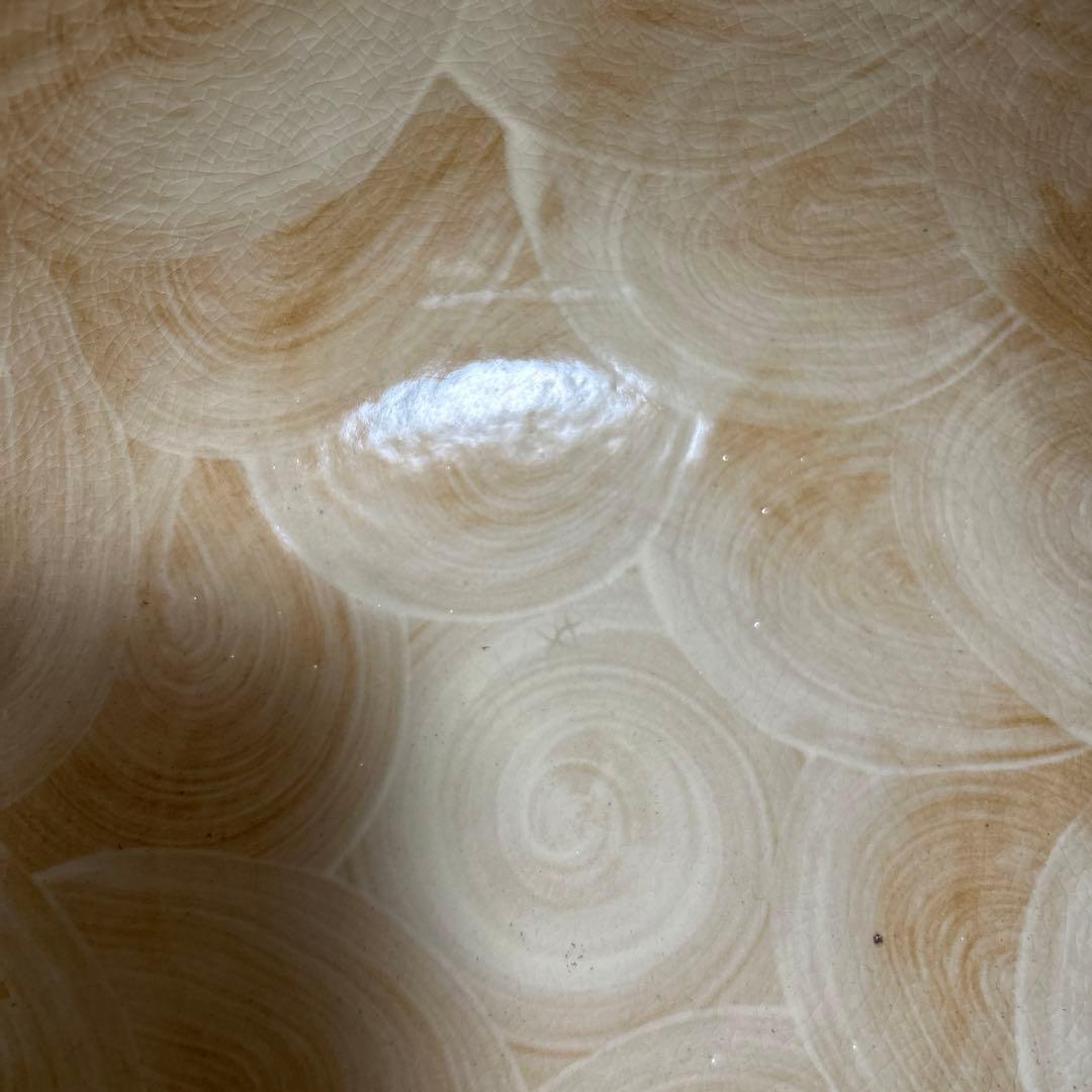 未使用　清水焼　京焼 土渕陶葊　陶あん　陶葊窯 絵付け　椿柄　大鉢　菓子鉢　茶道