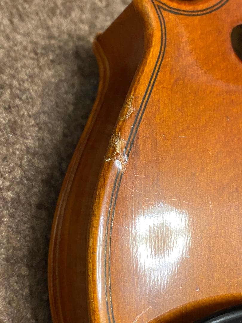 スズキバイオリン 1/2サイズ ケース・松脂・肩当て付き