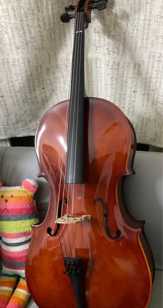 1/2チェロ　音楽経験者弦楽経験者向けの真面目な楽器　楽器ケース弓オマケ付き