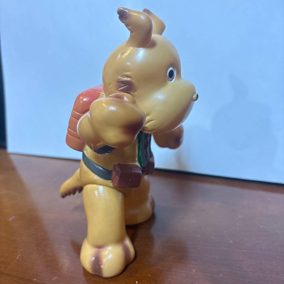 のらくろ ソフビ ④ モール中隊長 マルサンビンテージ　コレクター手放品