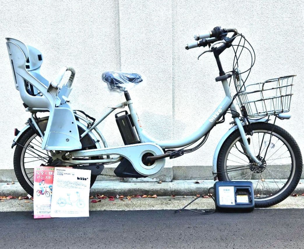 ビッケe♪ブリジストン♪小径♪電動アシスト自転車 チャイルドシート bikke(ビッケ) ブリヂストン(BRIDGESTONE)の子供乗せ電動自転車