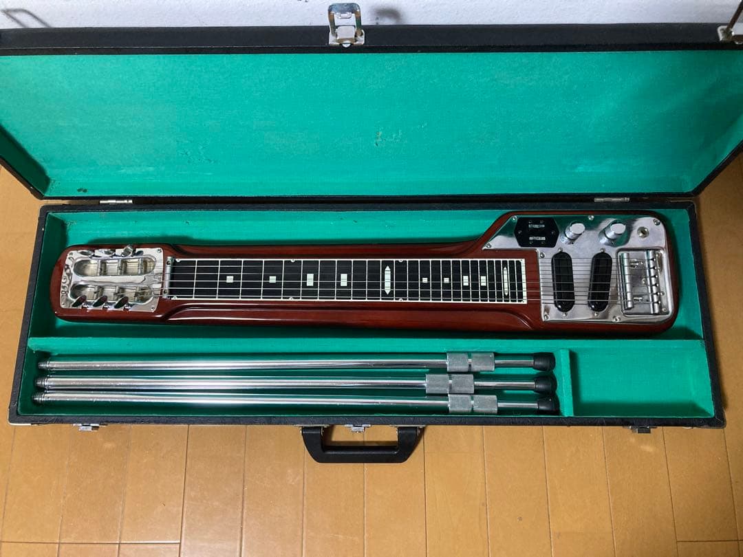 Guyatone グヤ6弦スチールギター スタンド ケース付