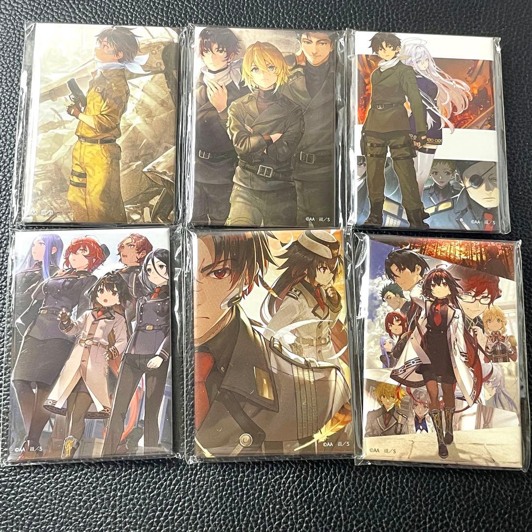 86 エイティシックス オンラインくじ くじ引き堂 スクエア缶バッジ 6点