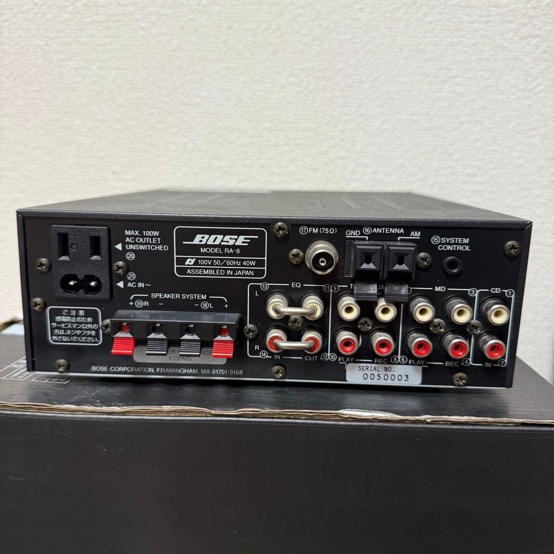 BOSE ステレオレシーバー RA-8 アメリカンサウンドシステム AMS-1