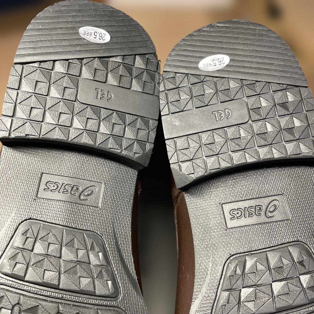 【未使用品・箱付】アシックスランウォーク　ストレートチップ　26.5cm 3E