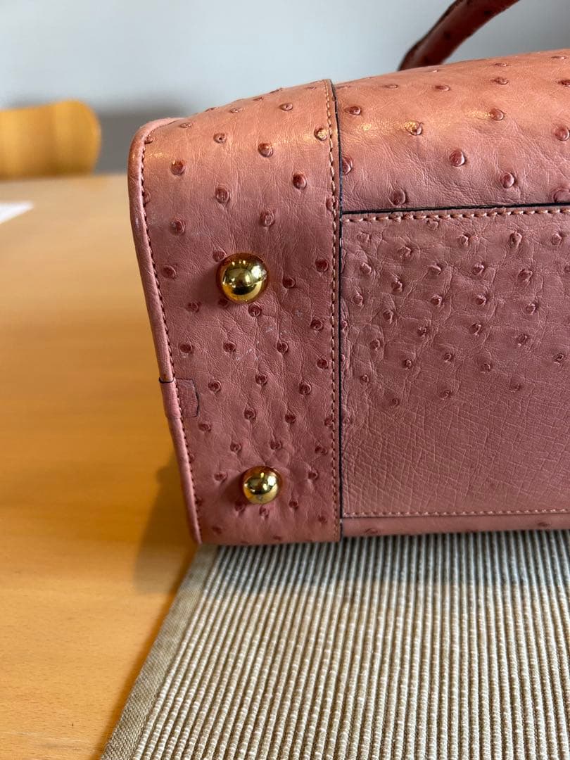 希少　美品　オーダー品　ロエベ　アマソナ36 オーストリッチ　定価200万