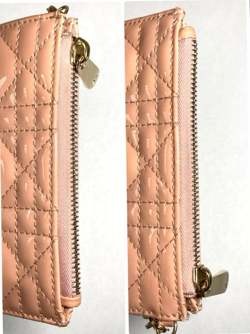 良品　ディオール レディディオール カナージュ　パテントレザー　ケース