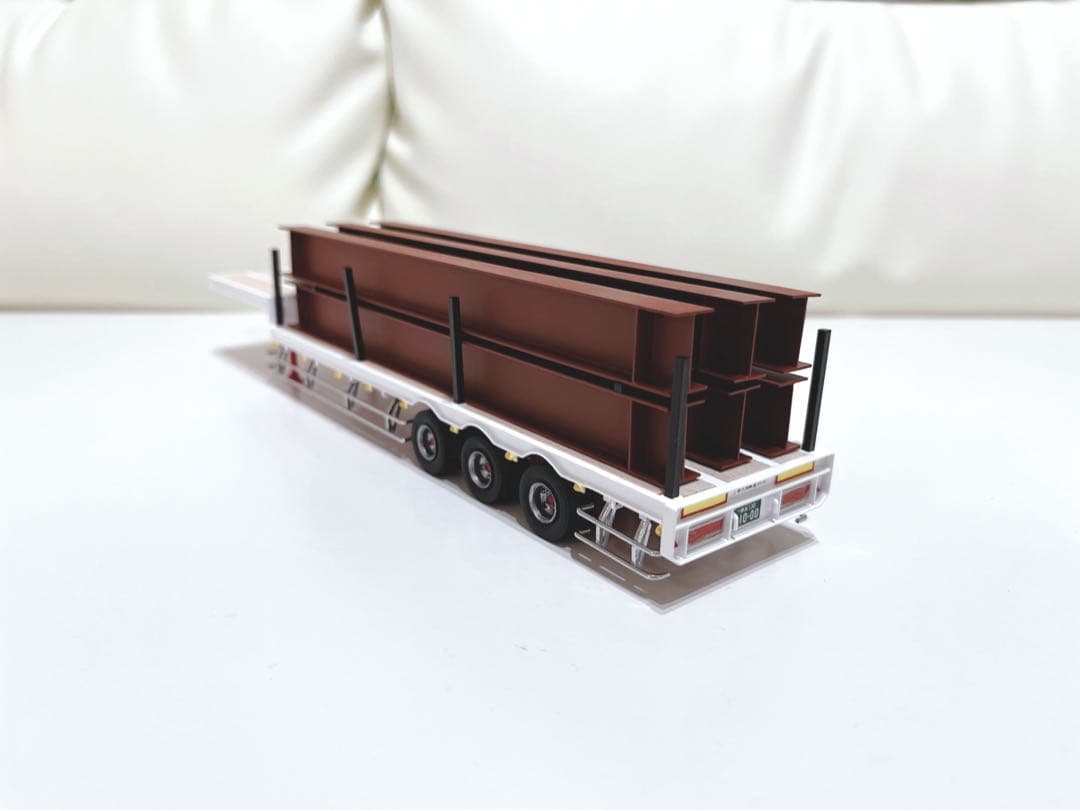 1/50 まな板 H鋼付 トレーラー ケンクラフト 日野 プロフィア　建機　重機