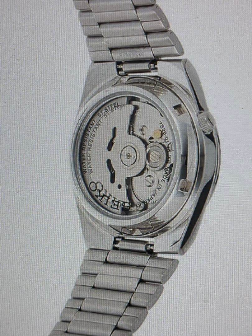 SEIKO 5自動巻き ブラックダイヤル 腕時計 アラビア文字表記 21ジュエリ