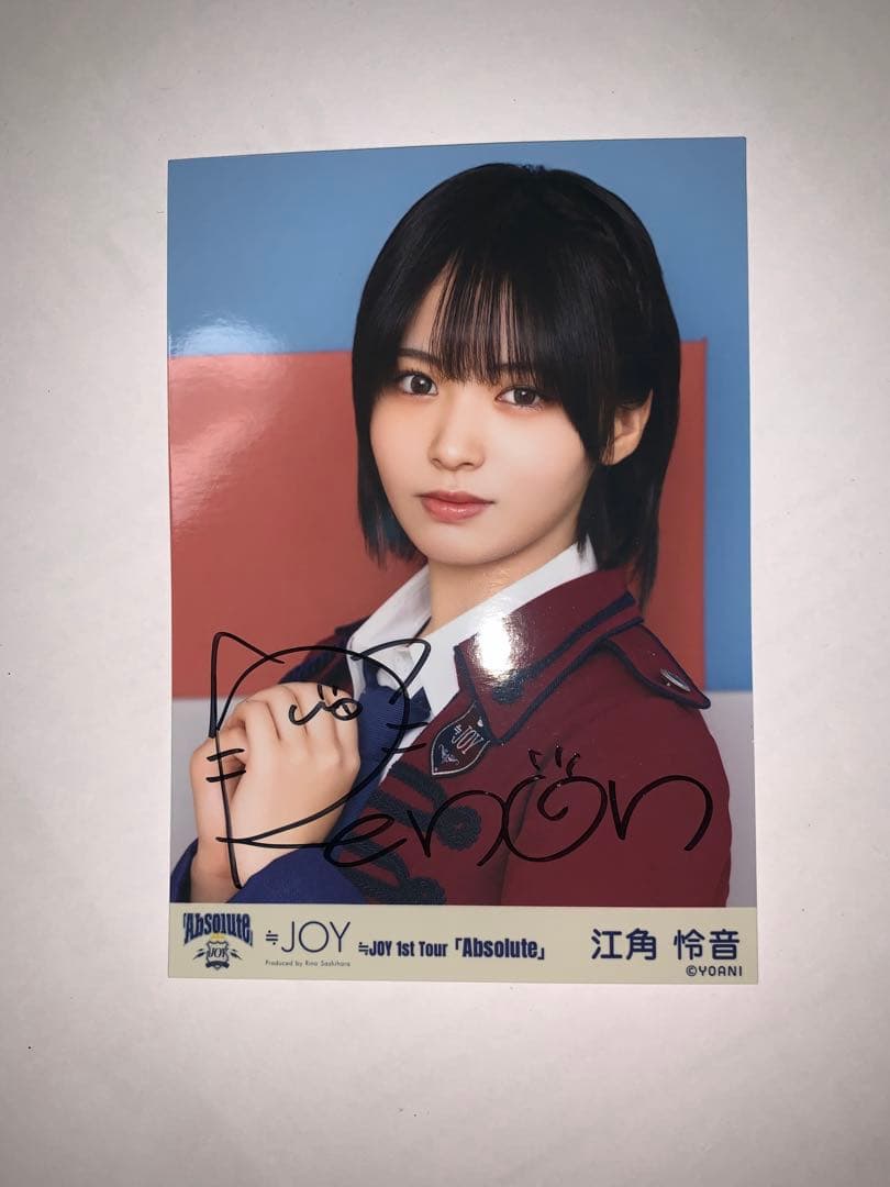 江角怜音 直筆チェキ