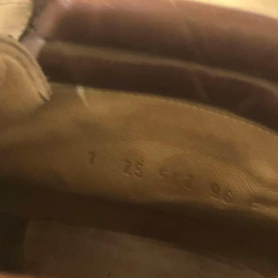 パラブーツ　ミリー　デカタグ　7 ブラウン ハイカットミカエル