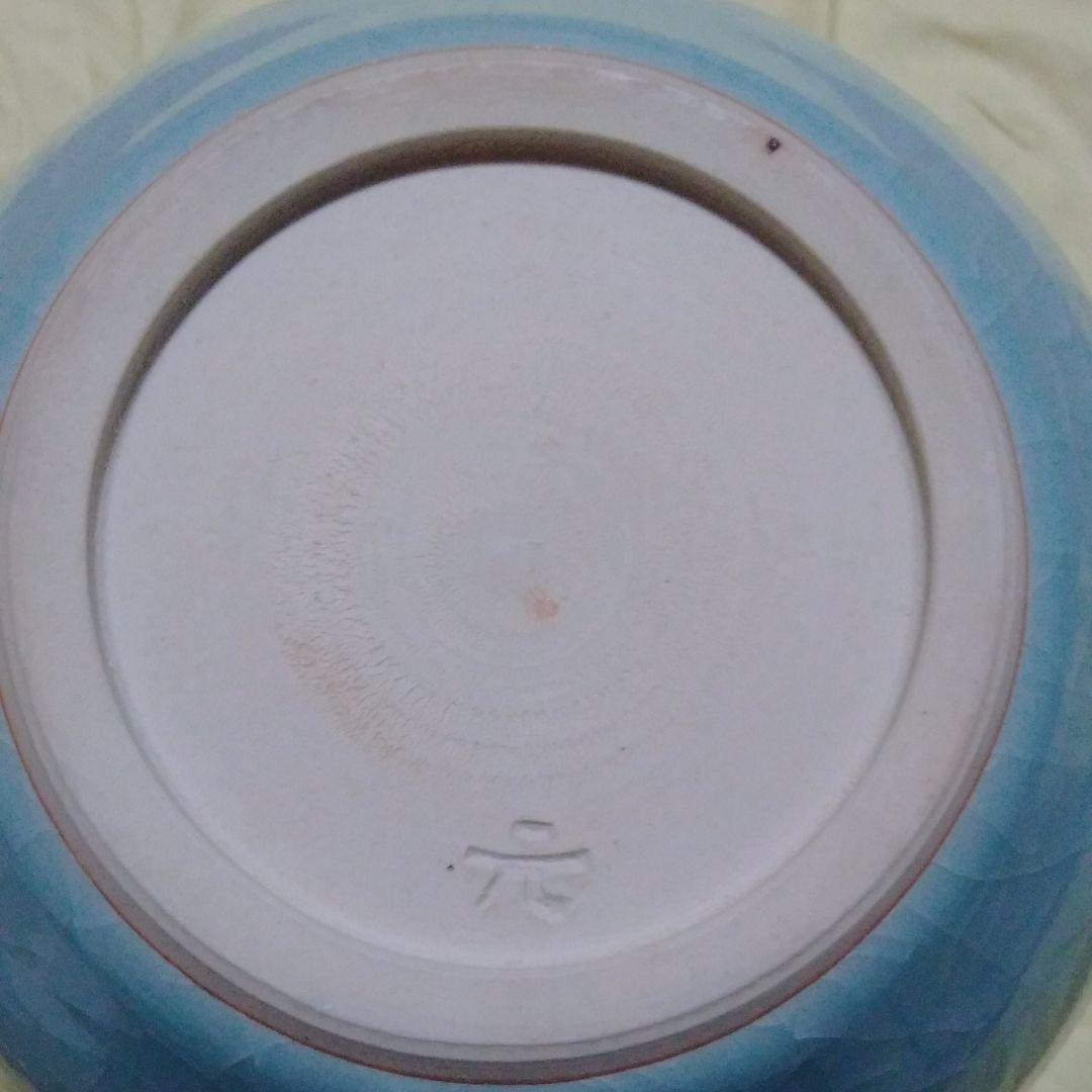 裂文青磁 壺 元昇窯