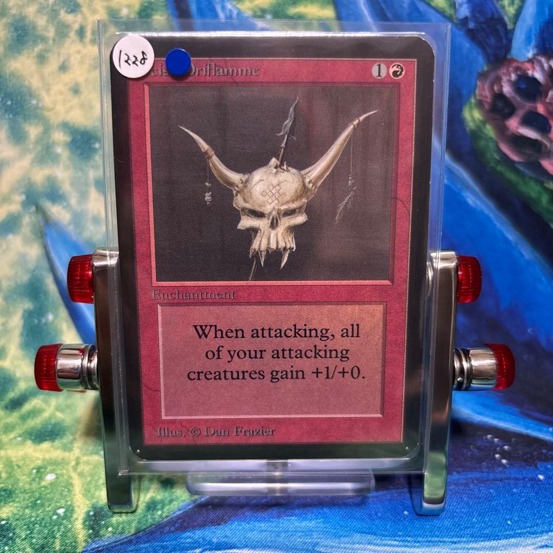 1228 激レア　 《オークの軍旗 mtg Lea アルファ　α