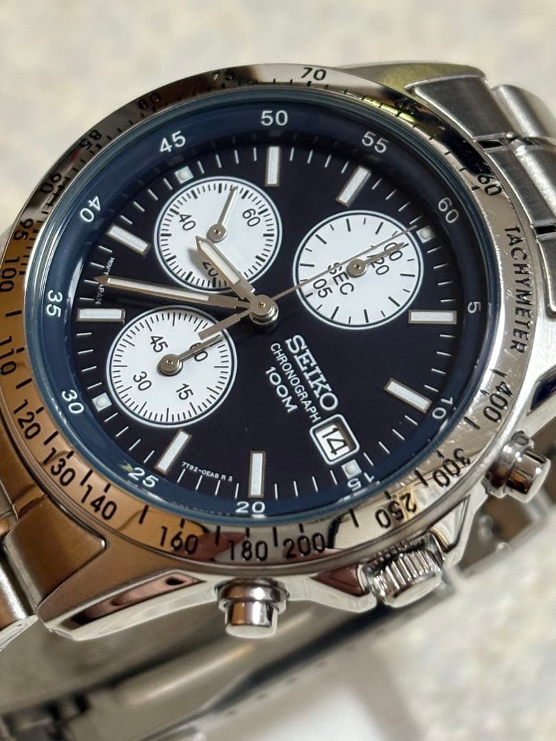 SEIKO クロノグラフ　7T92-0DW0 美品