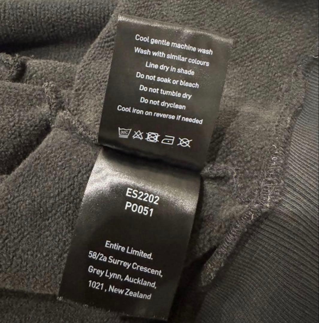 トップス Entire Studios ETERNAL ZIP washed black