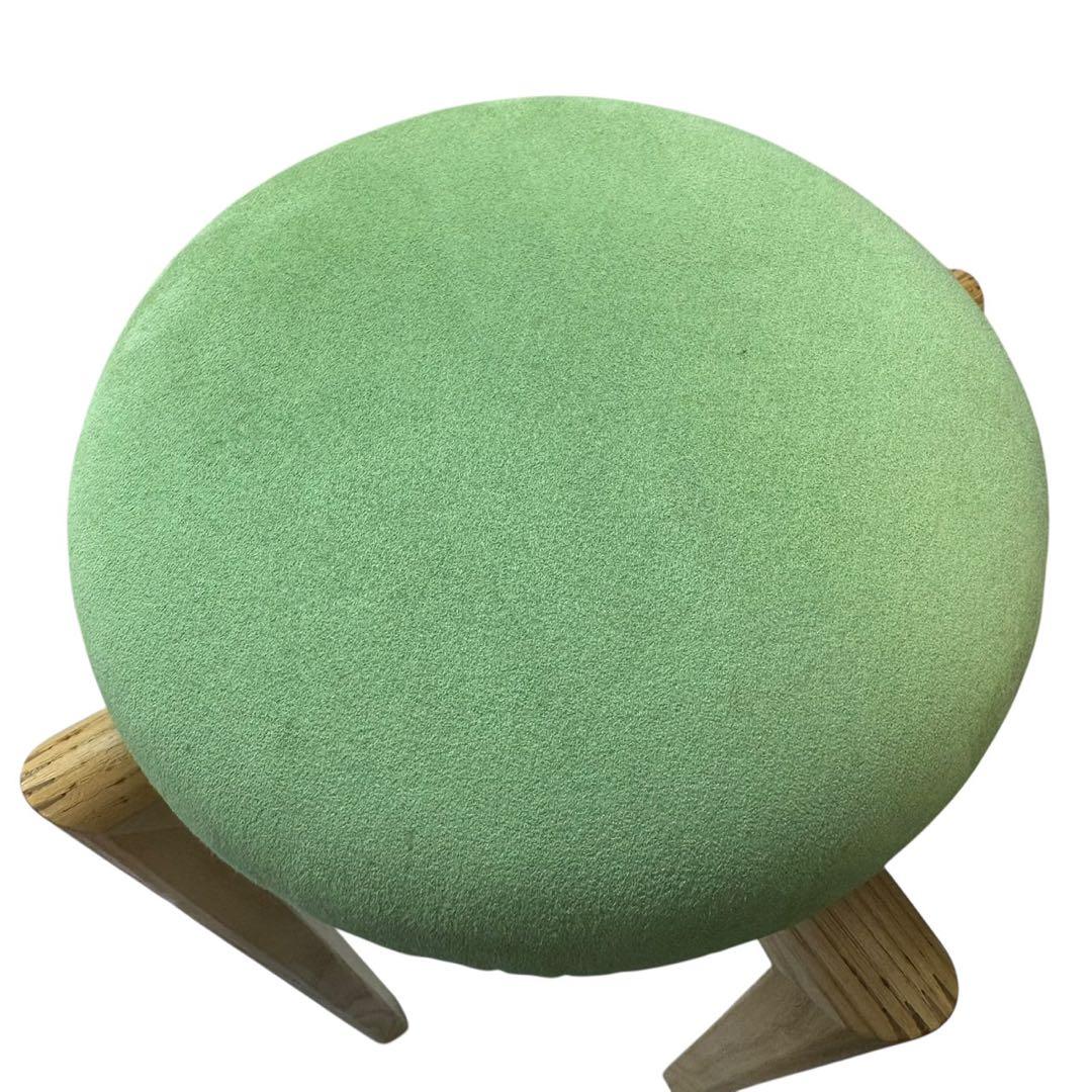 美品　匠工芸 マッシュルームスツール　Sサイズ　ライトグリーン